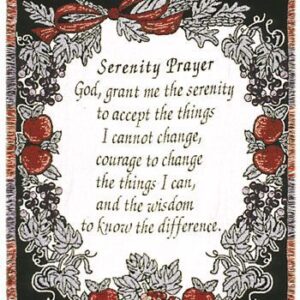 "Serentiy Prayer. God's grant me the serenity to accept the things I cannot change